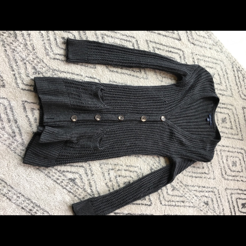 Waffle Knit Cardigan